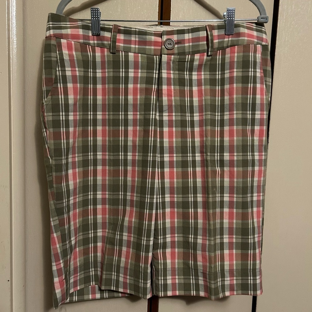 PerSeption Concept Pastel Plaid Shorts